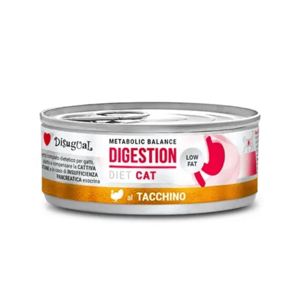 Disugual Digestión cat PAVO low fat 12x85 g