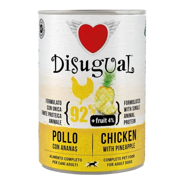 Disugual Fresh Fruit Plus Pollo y Piña para Perros — Comida Húmeda