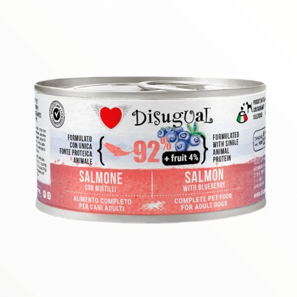 Disugual Fresh Fruit Plus Salmón y Arándanos para Perros — Comida Húmeda