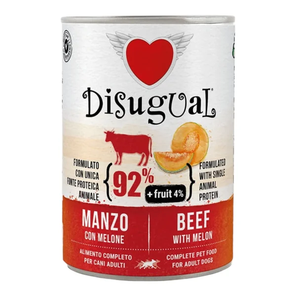 Disugual Fresh Fruit Plus Ternera y Melón para Perros — Comida Húmeda