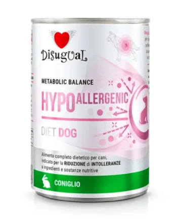 Disugual Hypoallergenic de CONEJO para perros 6x400 g