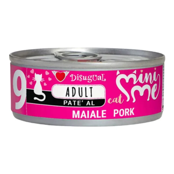 Disugual Mini Me Cerdo para Gatos — Comida Húmeda Completa