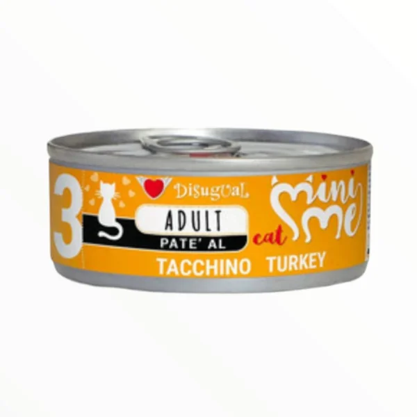 Disugual Mini Me Pavo para Gatos — Comida Húmeda Completa