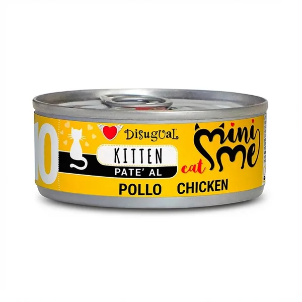 Disugual Mini-Me Kitten de Pollo Lata para Gatitos