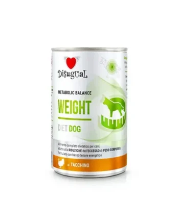 Disugual Weight Pavo latas para perros con sobrepeso