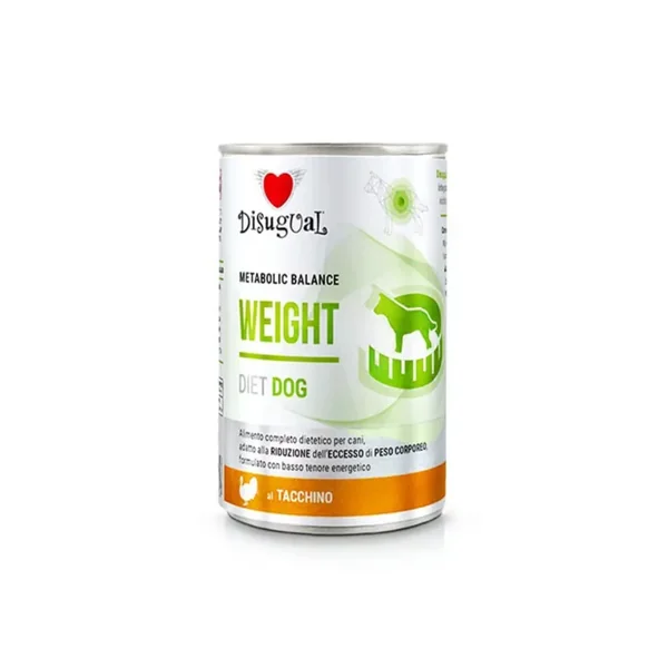 Disugual Weight Pavo latas para perros con sobrepeso