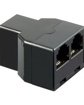 Divisor RJ11 - 2x RJ11 hembra Negro