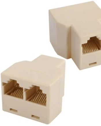 Divisor RJ45 - 2x RJ45 hembra Blanco