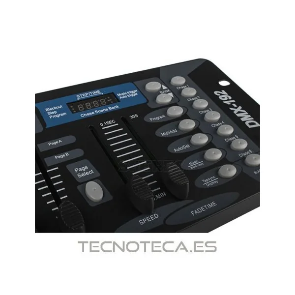 DMX 192. MESA DMX512 DE 192 CANALES