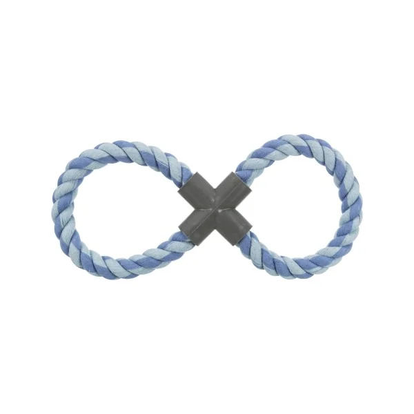 Doble Anillo Cuerda para perros 35 cm Rosa