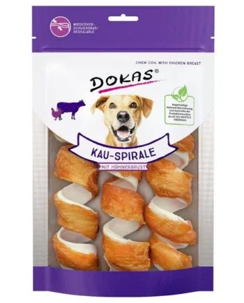 Dokas Espirales Con Pechuga de Pollo para Perros