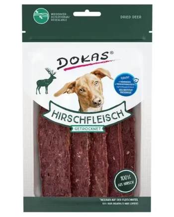 Dokas snack natural Filetes de ciervo para perros
