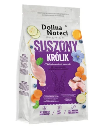Dolina Noteci Premium - Comida secada al aire de conejo