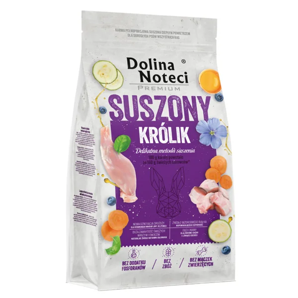 Dolina Noteci Premium - Comida secada al aire de conejo