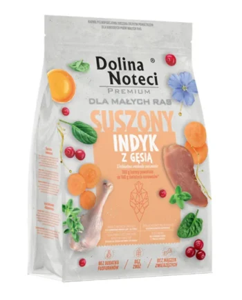 Dolina Noteci Premium - Comida secada al aire MINI de pavo y ganso