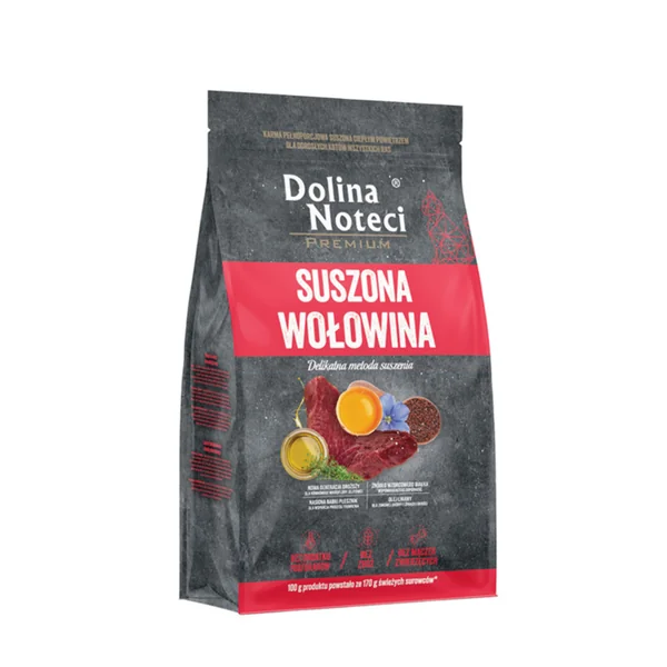 Dolina Noteci Premium Gato - Comida secada al aire de vacuno