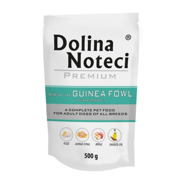 Dolina Noteci Premium - Pouch de Gallina de Guinea con manzana 500gr