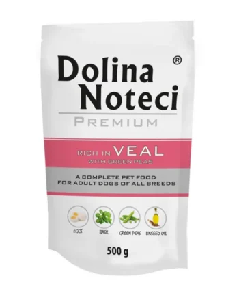 Dolina Noteci Premium - Pouch de ternera con guisantes 500gr