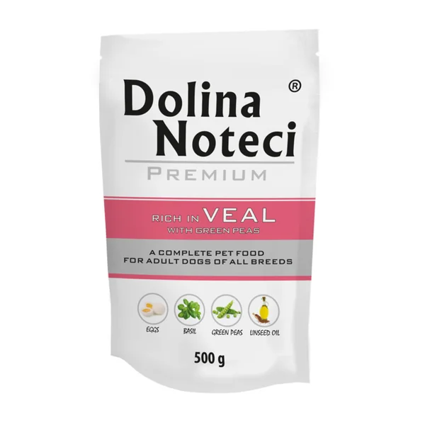 Dolina Noteci Premium - Pouch de ternera con guisantes 500gr