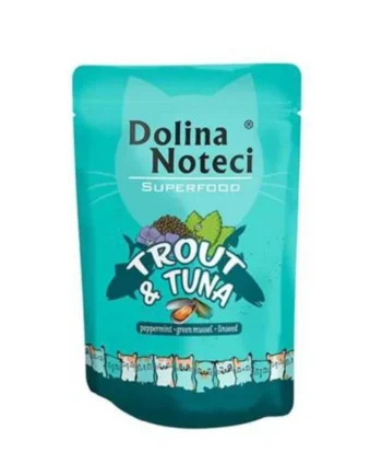Dolina Noteci Superfood - Pouch gato de trucha, atún y pollo