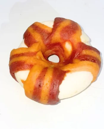 Donut de piel de ternera y "tocino"