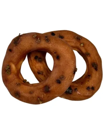Donut de pollo con kiwi y arándanos 12cm