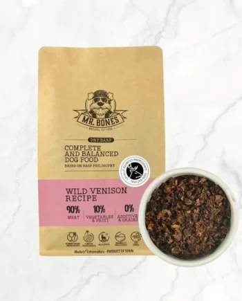 Dry BARF Ciervo – Comida Natural para Perros (450g | 1Kg)