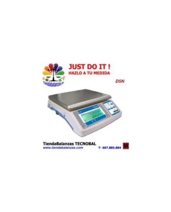 DSN 3/6/15/30/50Kg 290x230mm Balanza control peso Baxtran