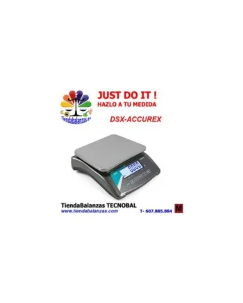 DSX 3/6/15/30Kg Balanza semi industrial Accurex de Gram
