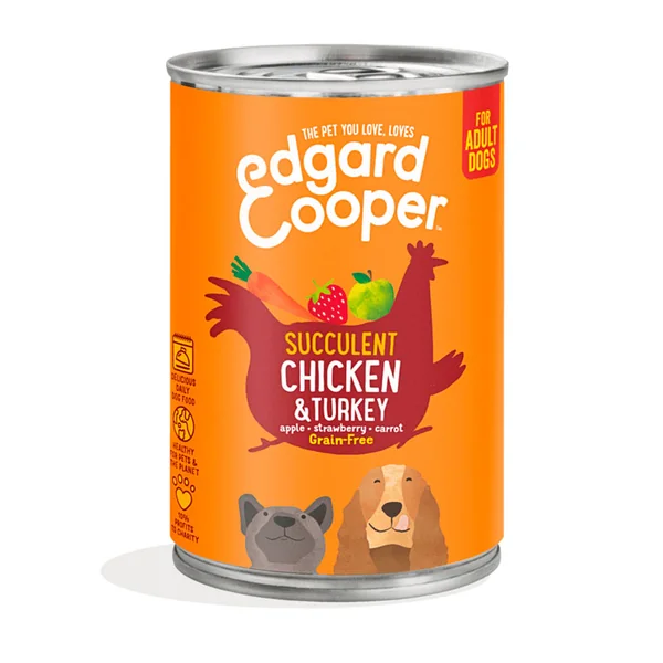 Edgard Cooper -Lata de Pollo y Pavo 400gr