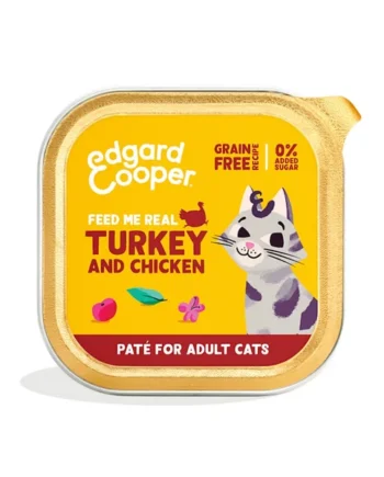 Edgard Cooper - Tarrina de pavo y pollo para gato 85gr