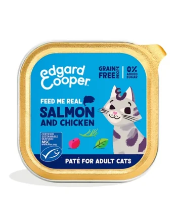 Edgard Cooper - Tarrina de salmón y pollo para gato 85gr