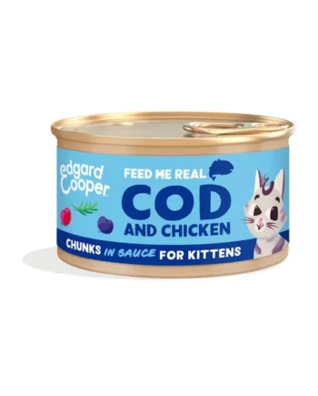 Edgard Cooper - Trocitos de bacalao y pollo en salsa Kitten 85gr