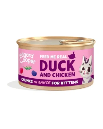 Edgard Cooper - Trocitos de pollo y pato en salsa Kitten 85gr