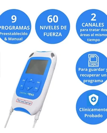 Electroestimulador Tens Perfect Blue | Ligero