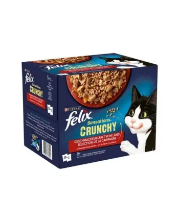 Elegancia asequible: Felix Sensations Crunchy 20 X 85 G + 2 X 40 G Topping que combinan estilo y valor.
