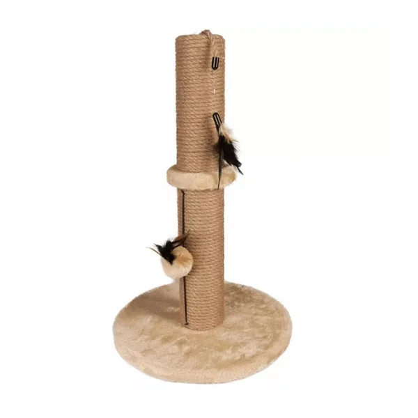 Elegante y portátil: El diseño ligero del Flamingo Indian Poste Rascador Beige Para Gatos en Productos Para Gatos.