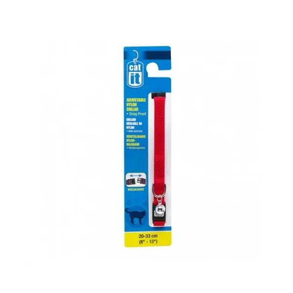 Eleva tus estándares con Catit Collar Breakaway Unicolor Rojo premium de Productos Para Gatos de Las Palmas de Gran Canaria España.