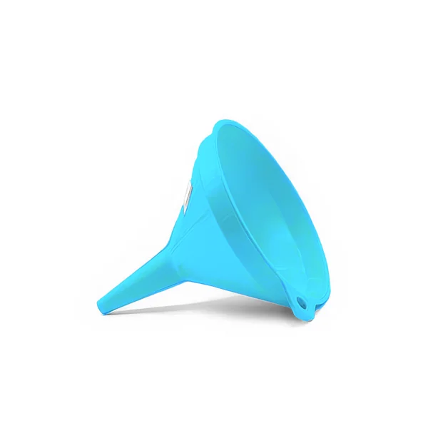 Embudo de plastico 14 cm Azul