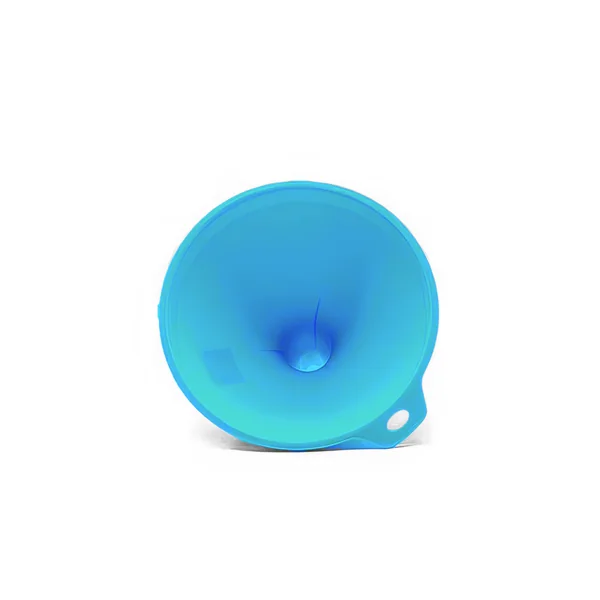 Embudo de plastico 14 cm Azul