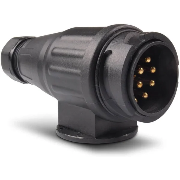 Enchufe De Remolque De 13 Pines 12V Negro Negro