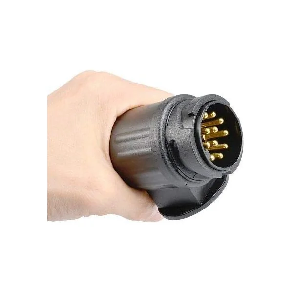 Enchufe De Remolque De 13 Pines 12V Negro Negro