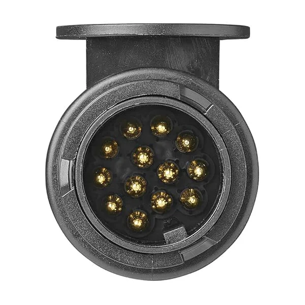 Enchufe De Remolque De 13 Pines 12V Negro Negro