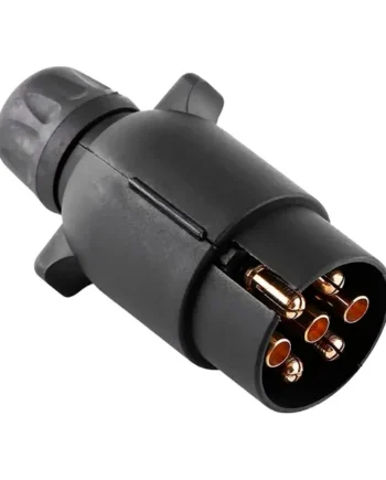 Enchufe De Remolque De 7 Pines 12V Negro Negro