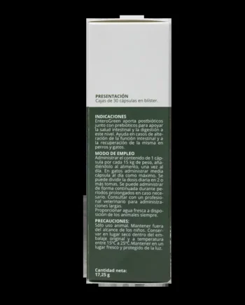 Enterogreen Prebiótico y Postbiotico para perros y gatos