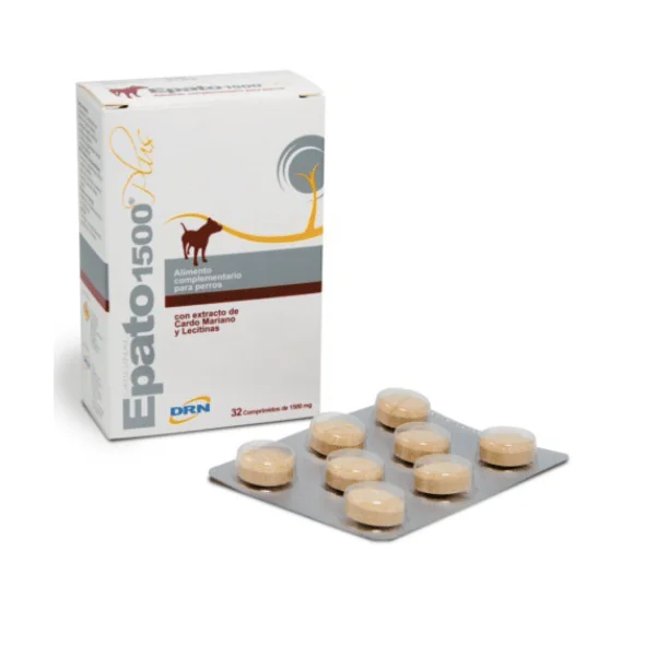 EPATO 1500 protector hepático perros 32 comprimidos