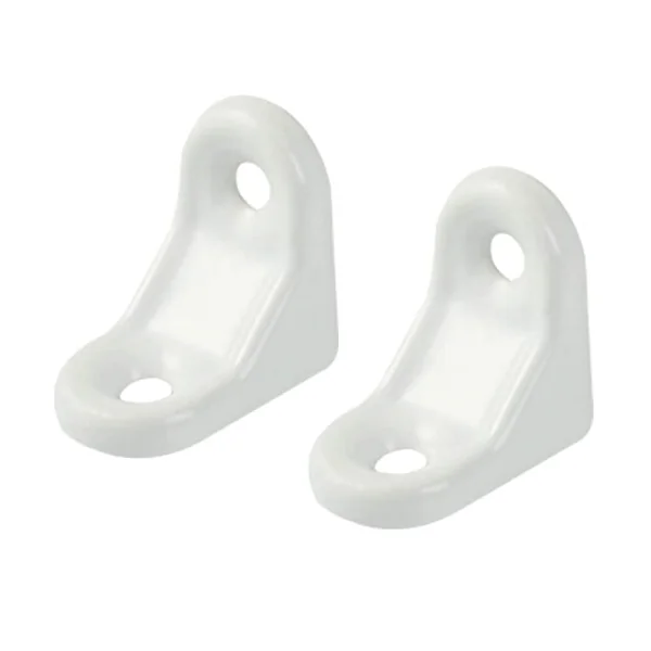 Escuadra de angulo metalica (2 uds) 30x30 mm Blanco