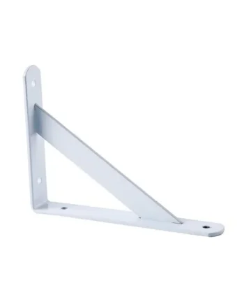 Escuadra reforzada para estanteria Metalica 125x150 mm Blanco