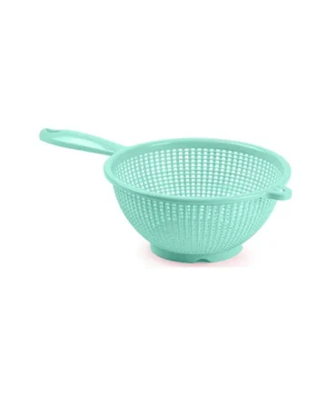 Escurridor verduras con mango plastico 22 cm Verde