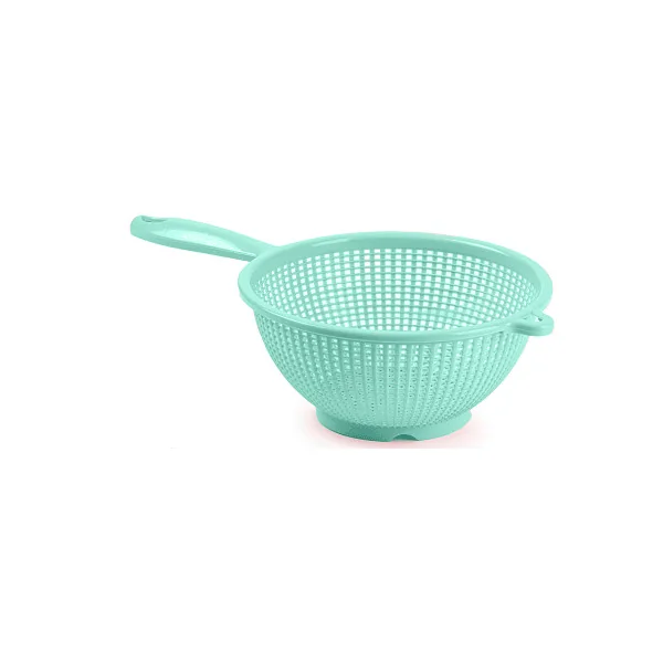 Escurridor verduras con mango plastico 22 cm Verde